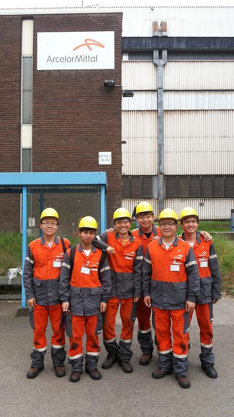参与中国娄底华菱vama集团在比利时根特安赛乐米塔尔工厂汽车板技术